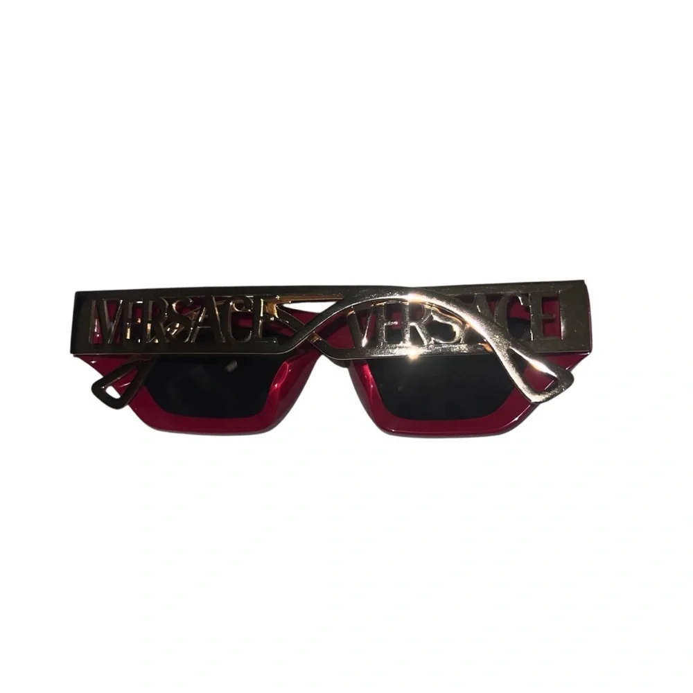 Versace Red Sunglasses VE4432U – Bold Designer Shades - Picture 9 of 16